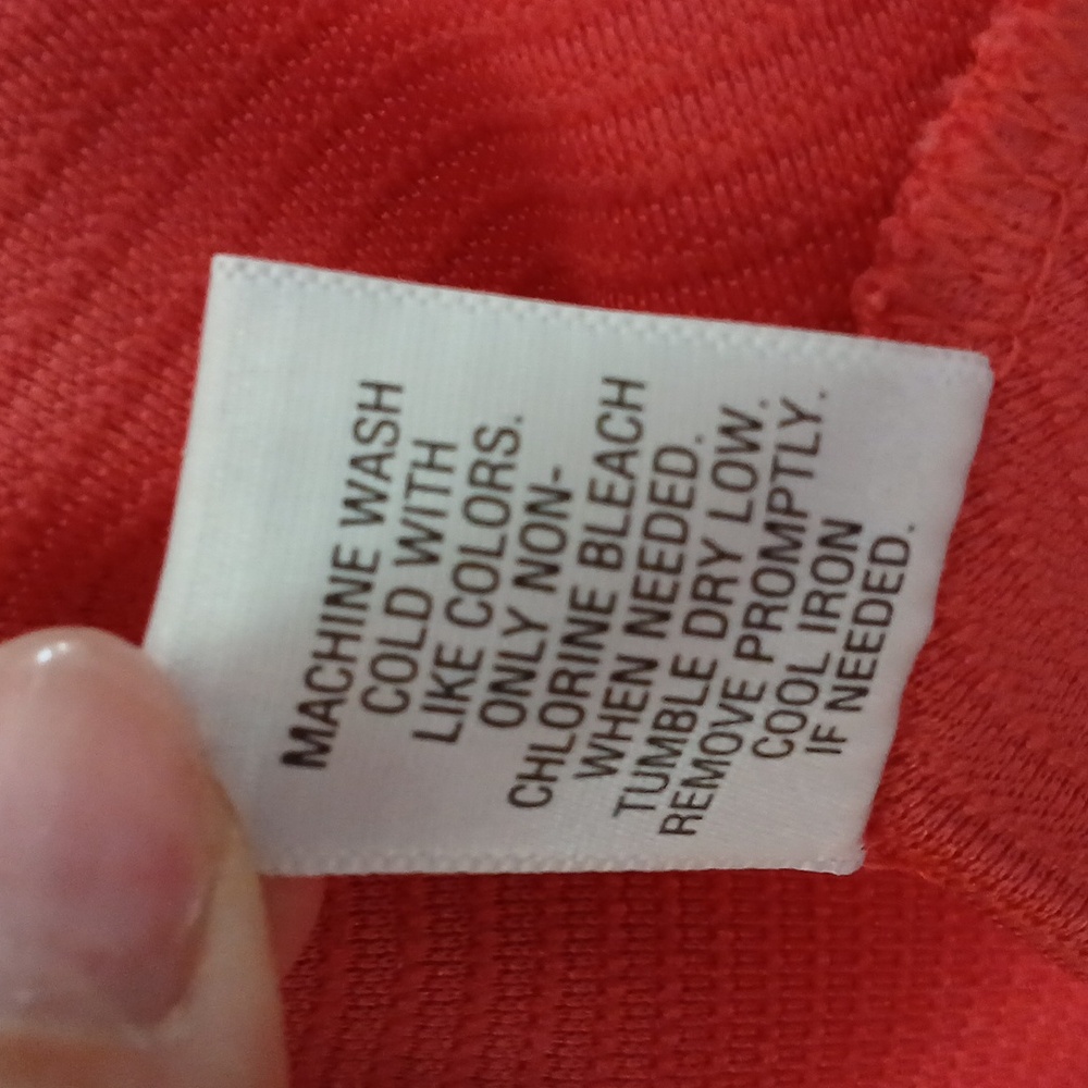 ELLE Womens Peplum Top XL Zip Back - Picture 8 of 8